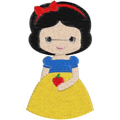 Matriz de Bordado Branca de Neve Disney